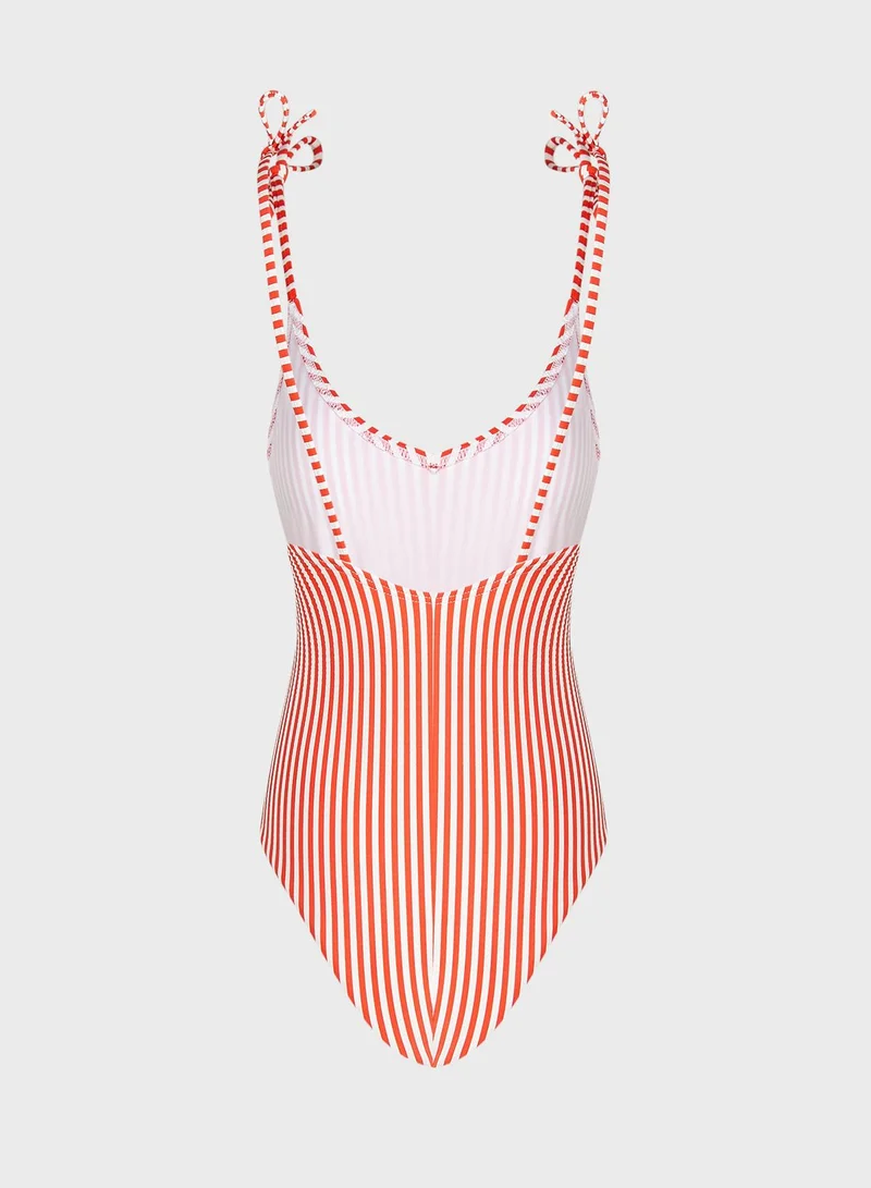 ONLY Tie Detail Swimsuit