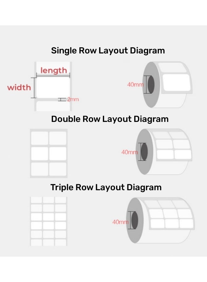 REOCLE Full Sizes Copper Plate Material Self-Adhesive Label Paper Used for Printing with Carbon Tape For Inkjet And Laser Printer - Image 4