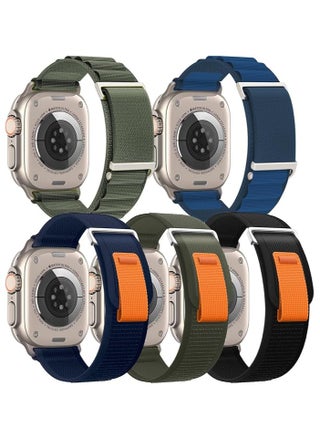 10 Pack/5 Pack FARROBIZZ  Alpine Loop Trail Loop Sport Loop Compatible with Apple Watch Band Ultra 2 49mm 45mm 44mm 42mm 41mm 40mm 38mm Women Men,Adjustable Titanium Hook Pull Tab Hook Loop Fastener Nylon - pzsku/Z4B8C2167DE70B8D739E7Z/45/_/1733329958/86387c2b-acb9-49ca-a0c5-319915f7c5f2