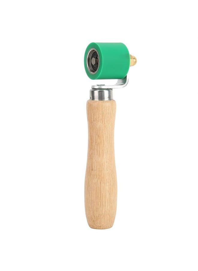 NIBEMINENT 1.1in Silicone Hand Pressure Roller 2‑Way Bearing 260°C High Temperature Resistant Welding Tool(Green )  - Image 1