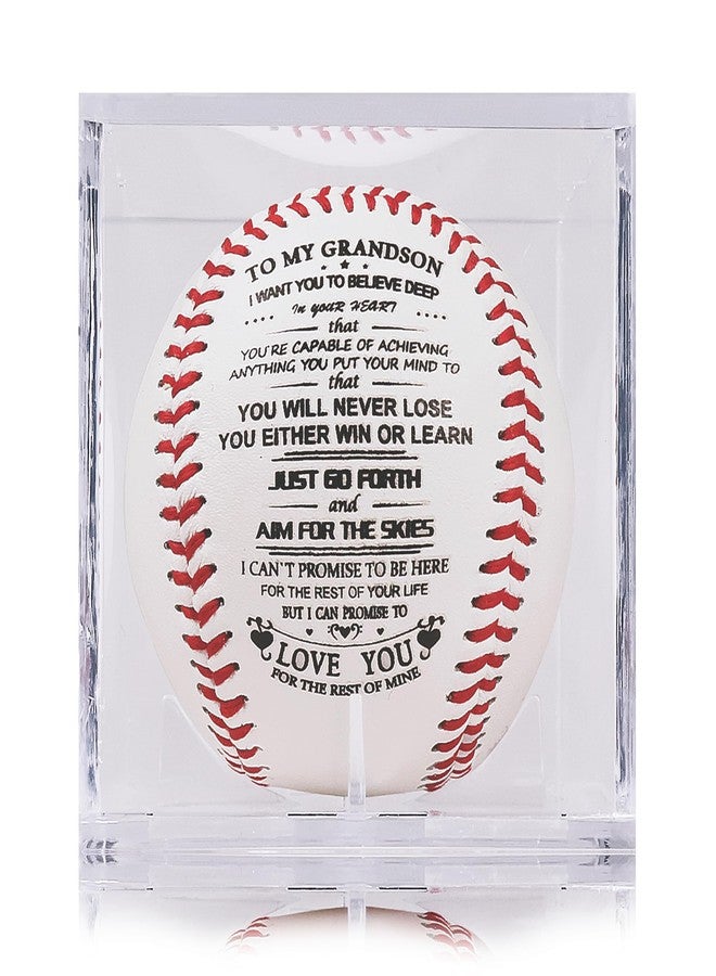 SYNGUCK Birthday Baseball Gifts for Youth, Teenage Boys,Christmas Graduation Baseball Gifts for Grandson from Grandma, Grandpa, Grandparents ，Personalized Baseball Gifts - Image 1