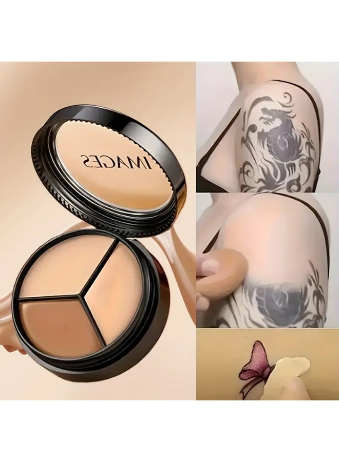 images كريم تصحيح وتحديد - يغطي العيوب، الندوب، الهالات السوداء وتجاعيد الدموع، تركيبة سكواليان نباتية، لمسة نهائية خفيفة غير لامعة، 3 درجات لجميع أنواع البيج الفاتح، أساسيات التحديد | عبوة بغطاء شفاف | قلم مكياج متعدد الاستخدامات مع سكواليان نباتي - Image 2