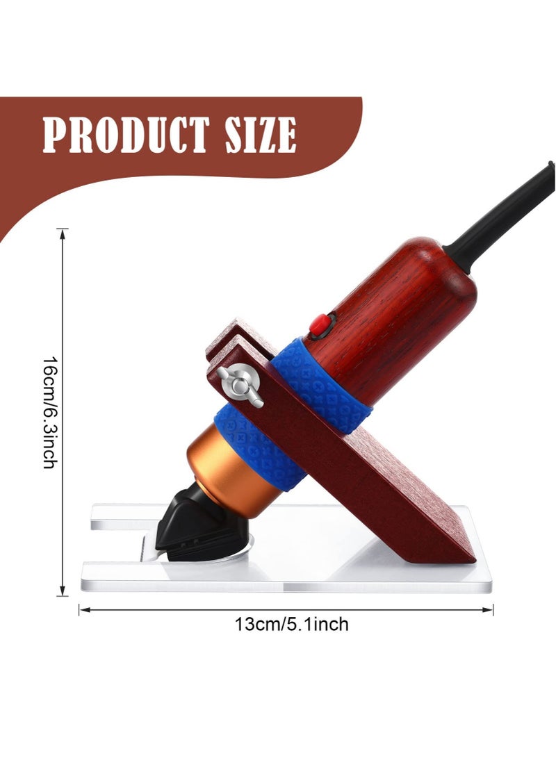 SOLARAE Shearing Guide for Carpet Trimmer, Rug Tufting Carver Holder Base, Acrylic Shearing Guide for Rug Tufting to Keep Your Rug Surface Uniform Excluding Carpet Trimmer - Image 2