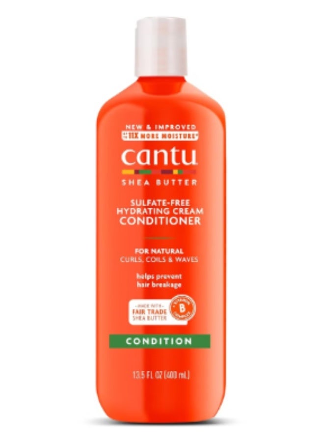 CANTO Hydrating Cream Conditioner With Shea Butter For Natural Hair, 13.5 fl oz (Packaging May Vary)