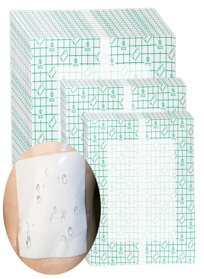 KONWEDA 25 Pcs Waterproof Ostomy Bag Shower Cover 10"x10", Stoma Bath Protector Shield Film Adhesive Dressing Bandage for Ostomy Supply Guard Accessory - Image 1