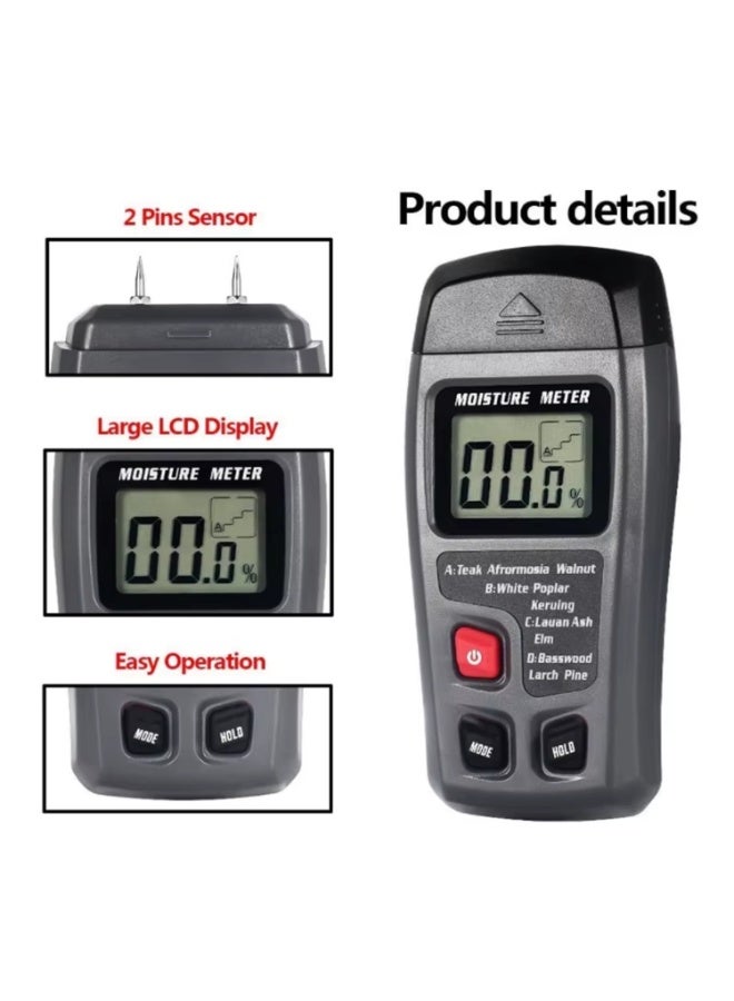 BSIDE EMT01 Wood Tester Content Tester Meter 0-99.9% - Image 2