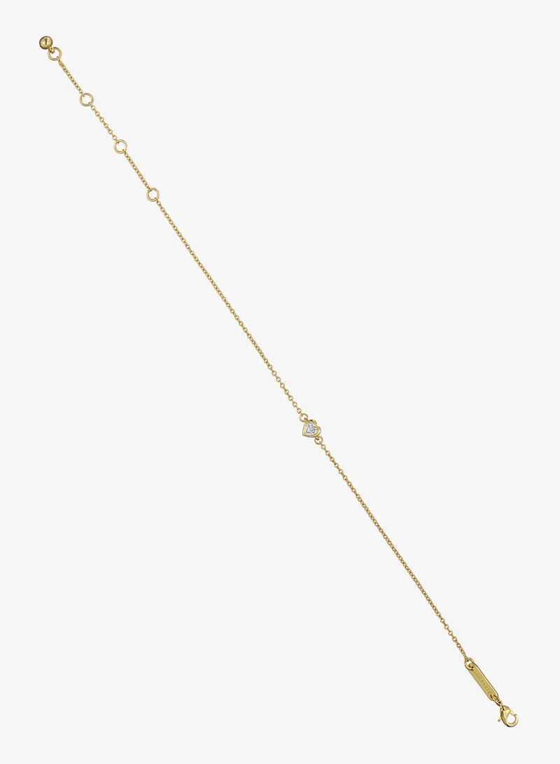 Ted Baker Halle Mini Crystal Heart Adjustable Bracelet