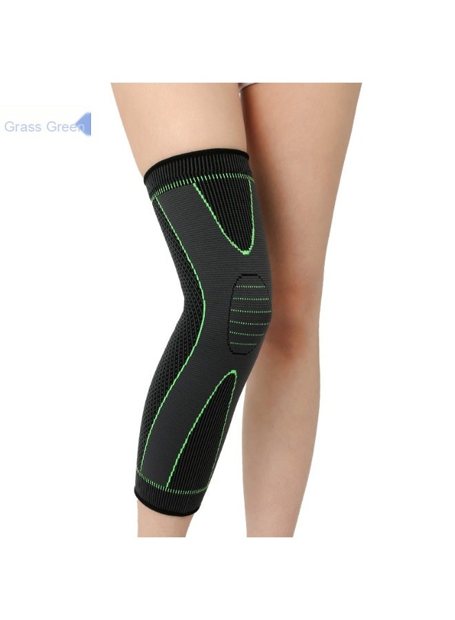 NIBEMINENT Extended Sports Knee Pads - Breathable Dual-Wave Design
