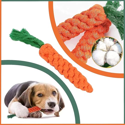 Agirav Dog Toy Set - Tail, Chew, and Rope Toys for Small to Medium Dogs - Tug Toy Pack of 8 - Image 4