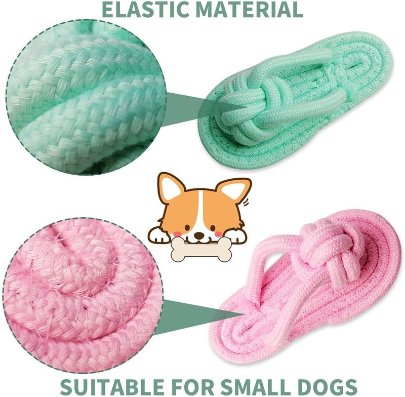 Agirav Dog Toy Set - Tail, Chew, and Rope Toys for Small to Medium Dogs - Tug Toy Pack of 8 - Image 5