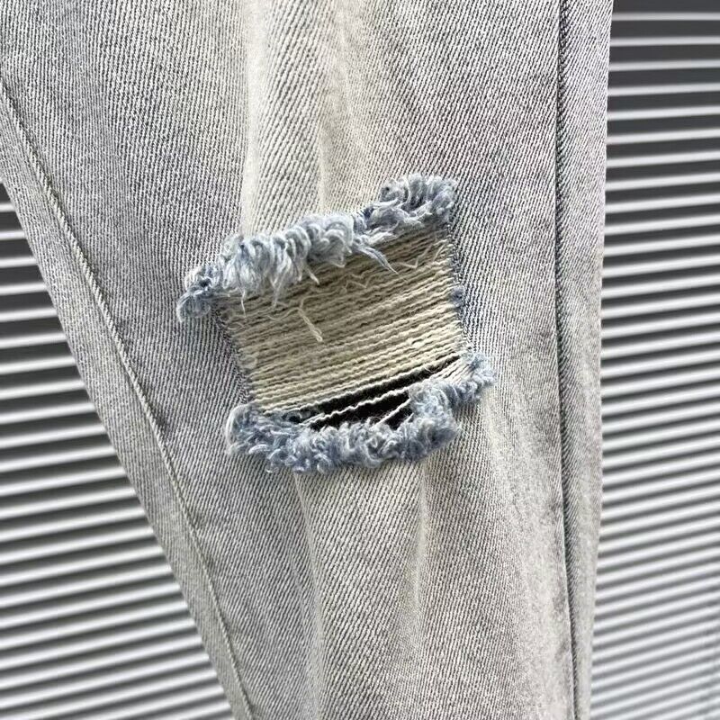 Unisex Casual Daily Denim Jeans - Image 3