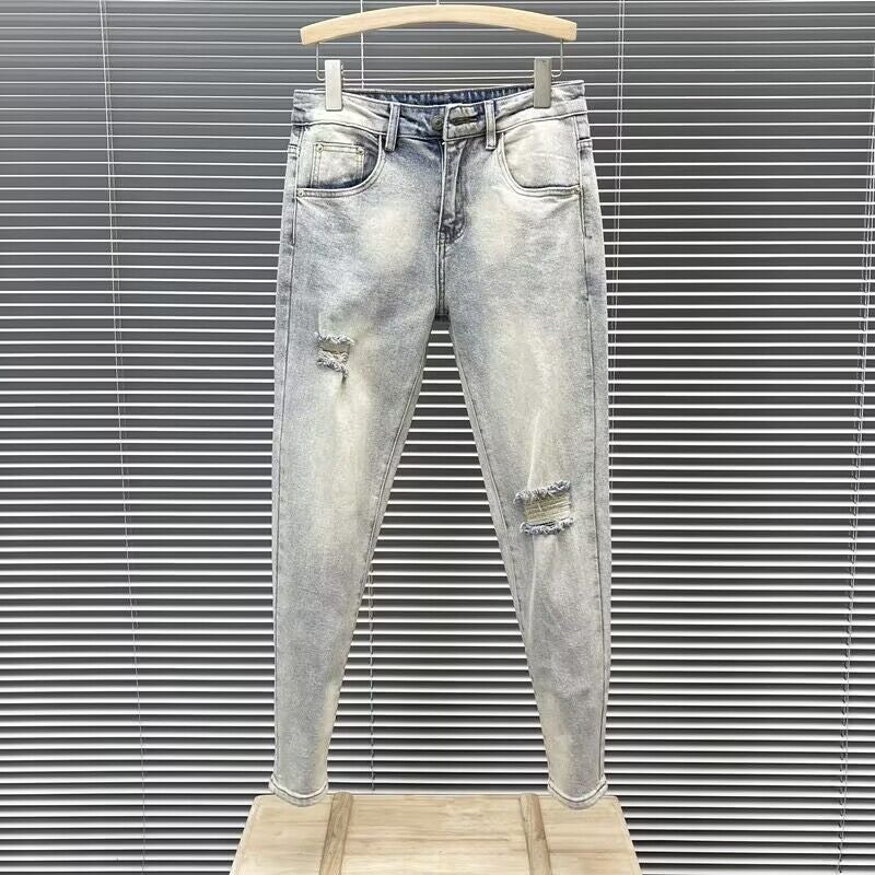 Unisex Casual Daily Denim Jeans - Image 1