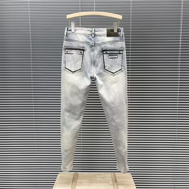 Unisex Casual Daily Denim Jeans - Image 4