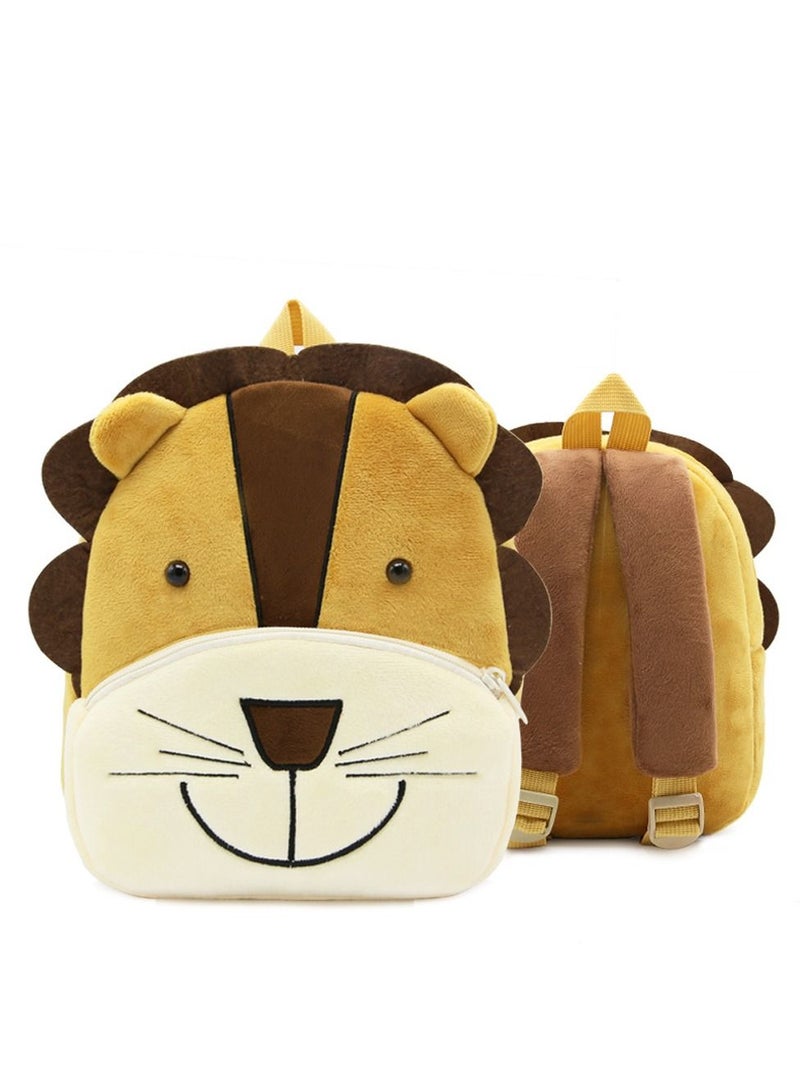 Cute Toddler Backpack Bag Plush Animal Cartoon Mini Travel  - Image 1