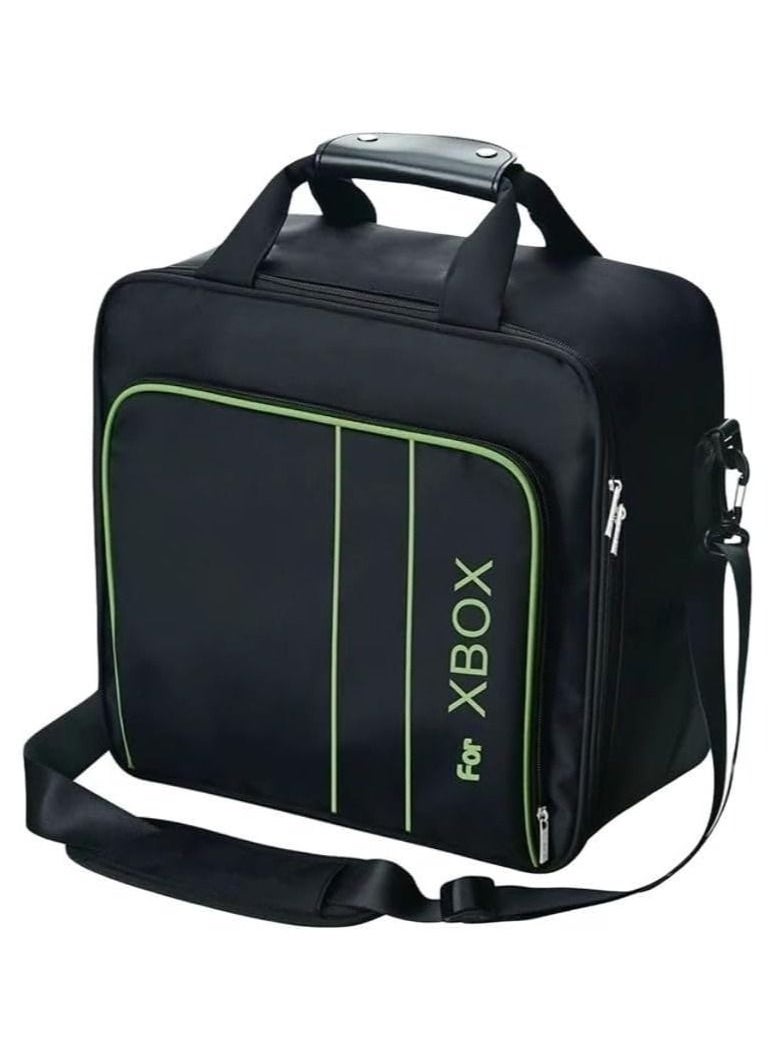 XICEN - XICEN Case Storage Bag for Xbox Series X Xbox Series S Console Carrying Case, Travel Bag for Xbox Controllers Xbox Games and Gaming Accessories, Included Silicone Cover Skin Protector - Image 1