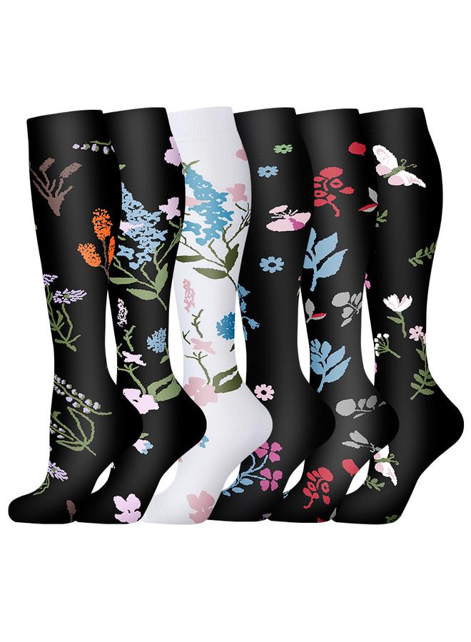 Bluejw New Cross Border Pressure Socks Combination Suit Sports Stockings European And American Yoga Socks Compression Socks  Small Leg Socks  - Image 1