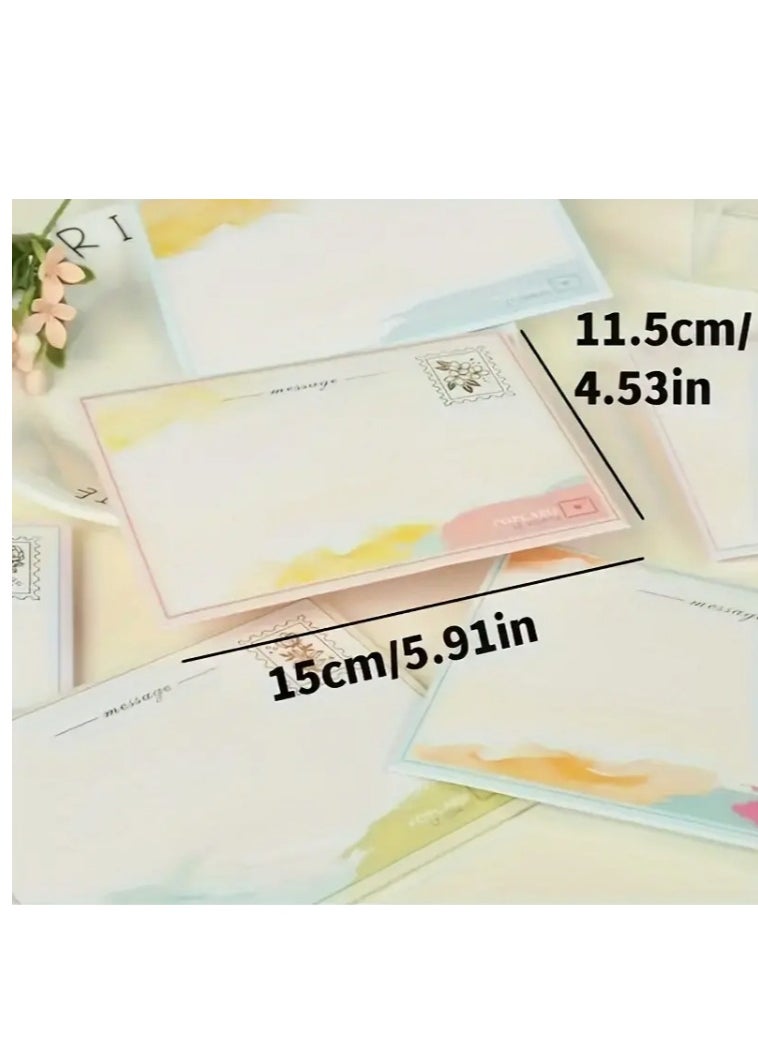 Generic - 4pcs Delightful 3D Flower Pop-Up Card Set With Envelope and Tag for Birthday Anniversary - Image 1