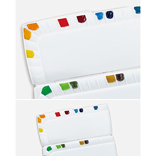 Mijello MWP-3040 Silver 40 Watercolor Stain Resistant Palette - Image 3