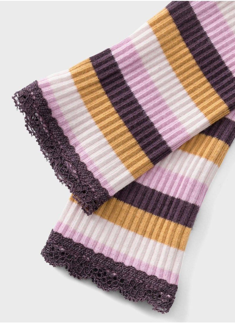 NAME IT Kids Striped Leggings  - Image 3