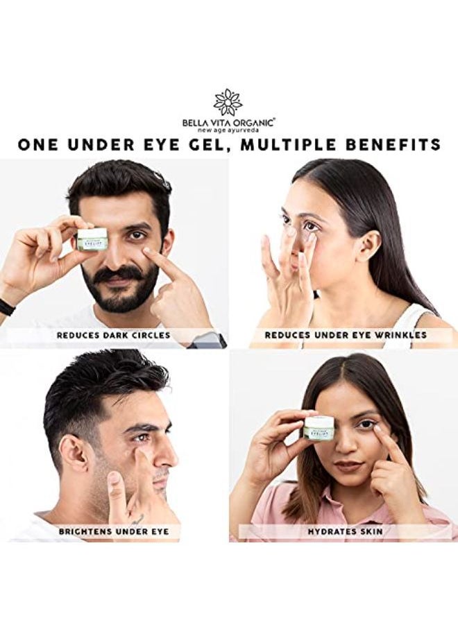 Bella Vita Organic - Eyelift Under Eye Cream Gel For Dark Circles, Puffy Eyes, Wrinkles & Removal Of Fine Lines For Women & Men, 20Gms - Image 1