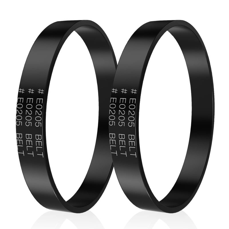Replacement E0205 Vacuum Belt for Eureka PowerSpeed Lightweight Vacuum Cleaner Belt Parts for Eureka Models NEU180 NEU181 NEU182 NEU182A NEU182B NEU186 NEU188 NEU188A NEU190 NEU202 2Pack