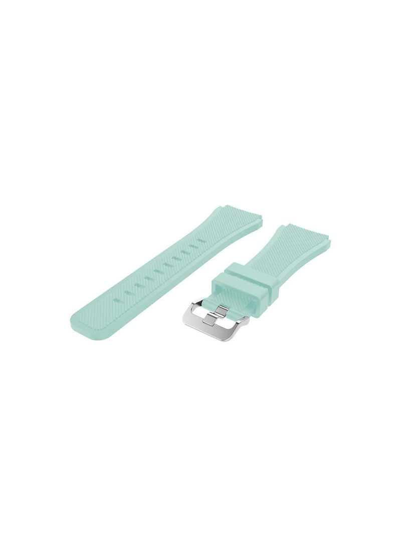 VITION Strap for Huawei GT/Huawei GT 2 (46mm) GT2 Pro /Samsung Galaxy Watch 46mm / Galaxy Watch 3 45mm/ 22mm Silicone Straps Watch Band Mint Green  - Image 4