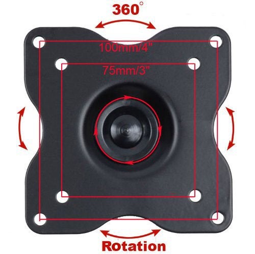 VideoSecu ML411B Adjustable Tilt Swivel Rotation TV Wall Mount Bracket for 19" to 42" LCD LED TV and Monitor (Max 44 lbs, VESA 100/75) Black 1FF - Image 3