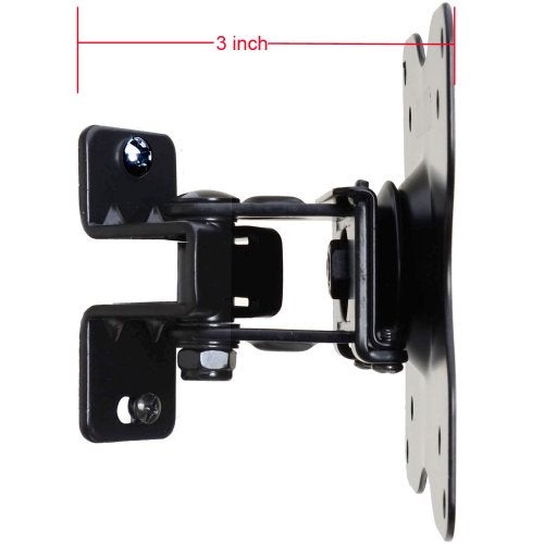VideoSecu ML411B Adjustable Tilt Swivel Rotation TV Wall Mount Bracket for 19" to 42" LCD LED TV and Monitor (Max 44 lbs, VESA 100/75) Black 1FF - Image 4
