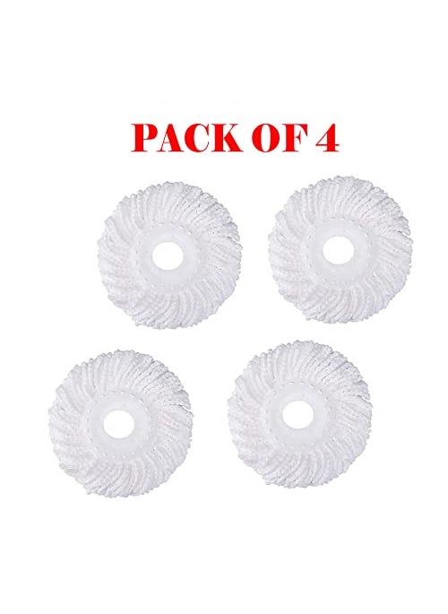 GTC - GTC® Replacement Head Refill for 360 Rotating Easy Spin Mop Cleaner Duster (Pack of 4) - Image 1
