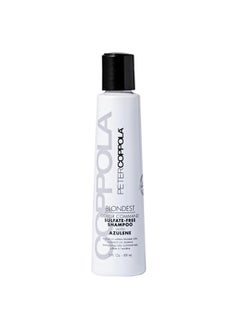 Peter Coppola PETER COPPOLA Purple Shampoo for Blonde Hair - Sulfate-Free Eliminates Brassy Yellow Tones - Strengthens Processed and Dry Hair - Keratin Protein - For Daily Use (3 Fl Oz)  - Image 1