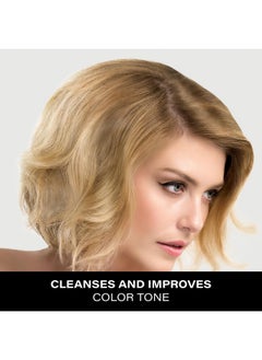 Peter Coppola PETER COPPOLA Purple Shampoo for Blonde Hair - Sulfate-Free Eliminates Brassy Yellow Tones - Strengthens Processed and Dry Hair - Keratin Protein - For Daily Use (3 Fl Oz)  - Image 3