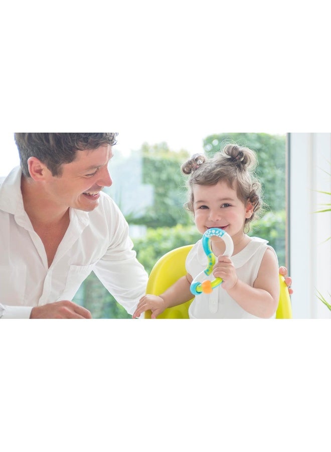 kidsme Twist And Learn Ring Rattle Baby Rattling Activity Toy From 3 Months To 18 Months Multicolour  - Image 4