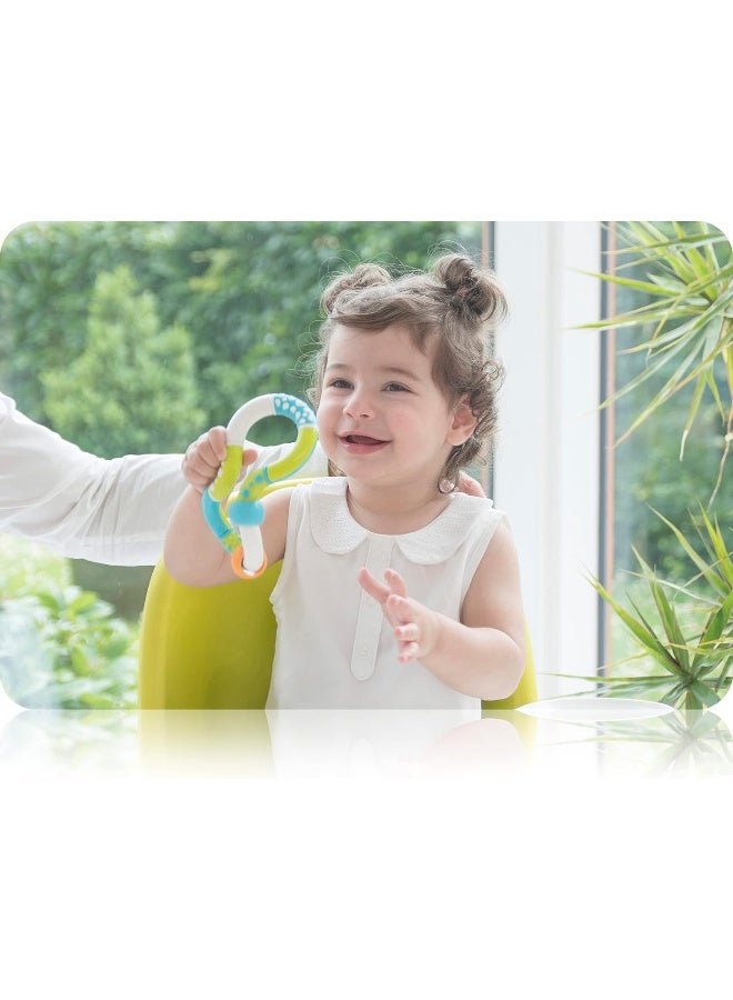 kidsme Twist And Learn Ring Rattle Baby Rattling Activity Toy From 3 Months To 18 Months Multicolour  - Image 5