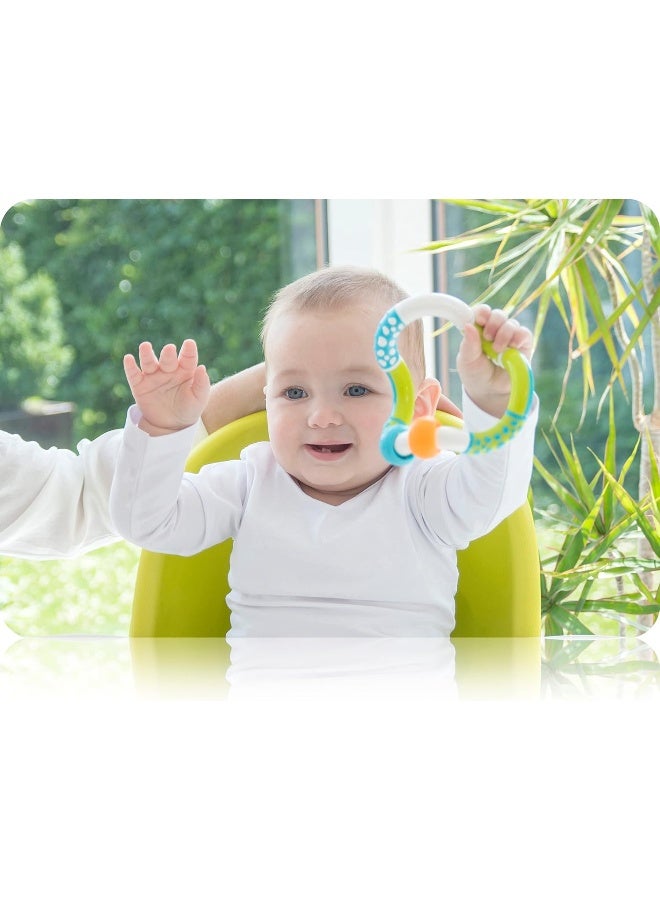 kidsme Twist And Learn Ring Rattle Baby Rattling Activity Toy From 3 Months To 18 Months Multicolour  - Image 2
