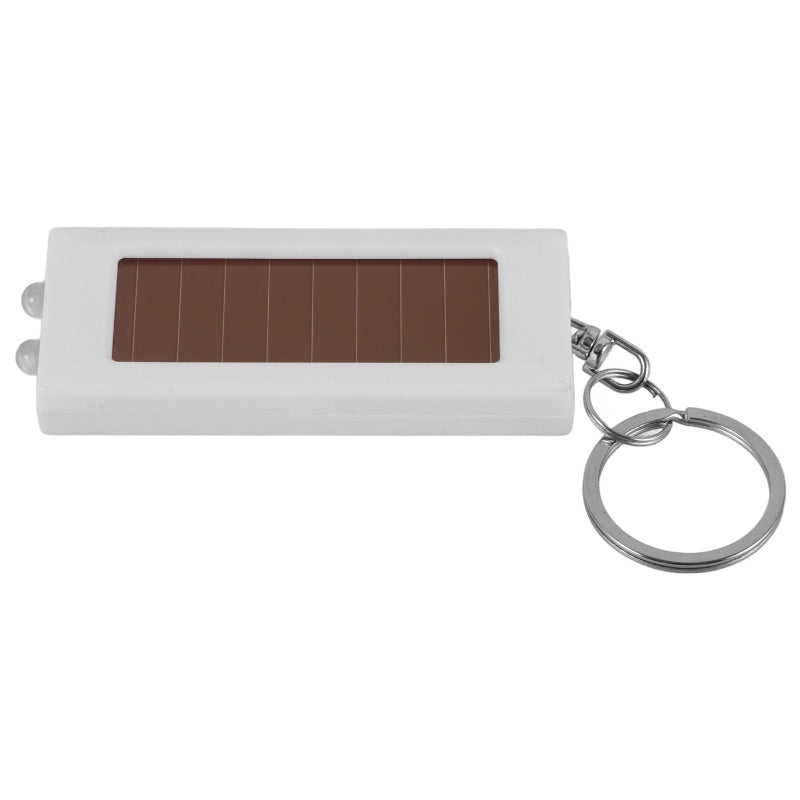 Solar Rechargeable Keychain Flashlight LED Mini Emergency Light Portable Outdoor Torch - Image 2