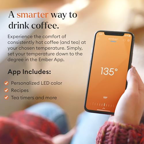 Ember Temperature Control Smart Mug 2, 10 Oz, App-Controlled Heated Coffee Mug with 80 Min Battery Life and Improved Design, White - Image 2