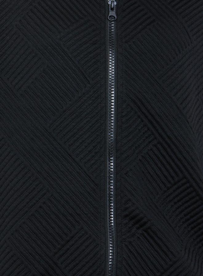 ستايلي جاكيت بقصة عادية وتفاصيل بارزة الملمس - Image 4