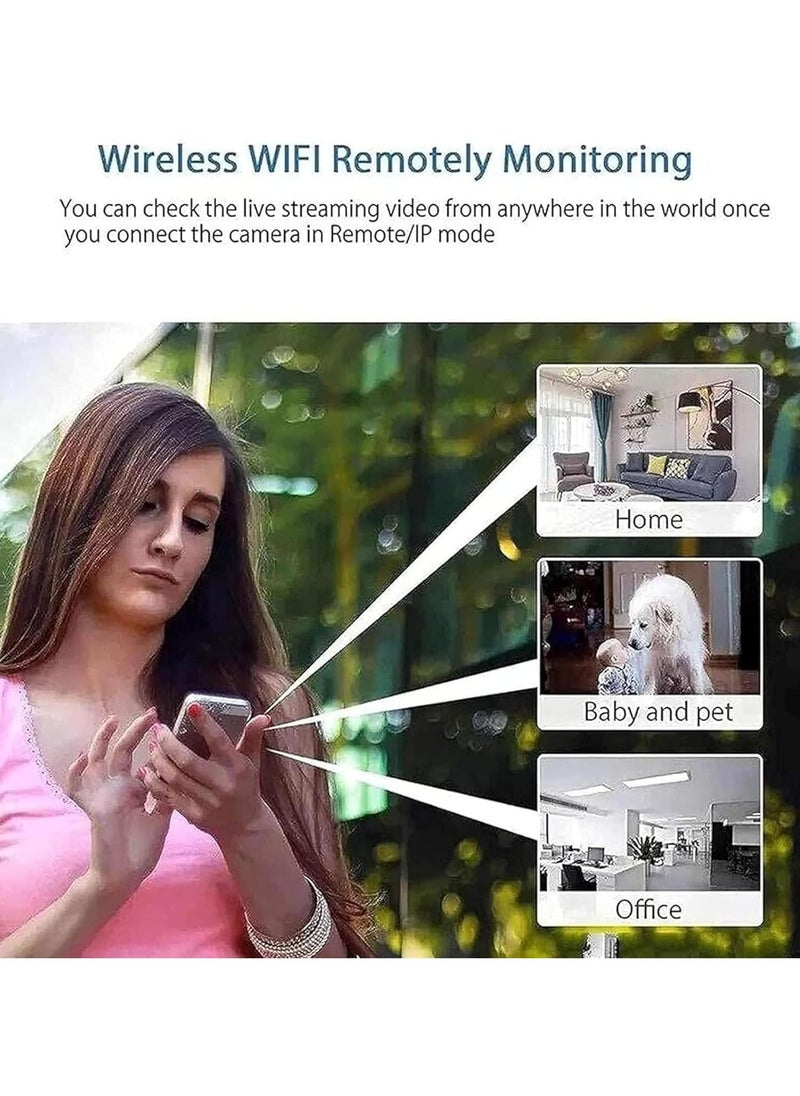 JAJEEK 1080P HD Mini WiFi Camera with Night Vision – 5G HD Wireless Security Camera for Home, Office, and Car – Easy Installation, Compact Design, Superior Video Quality, Ideal for Home Security - Image 5
