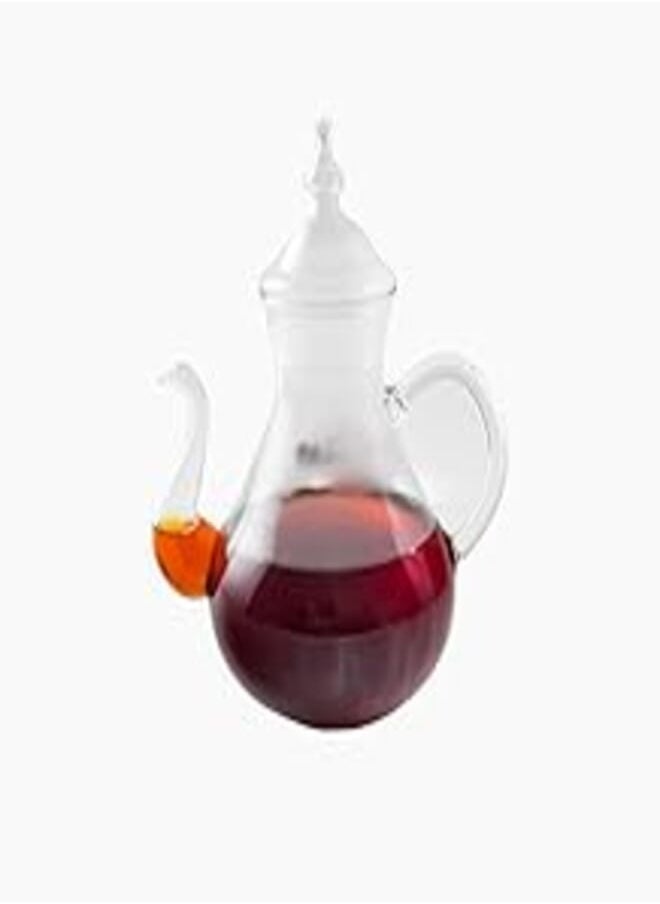 Zinnia Zinnia Double Glass Tea Pot, 600 ml Capacity 