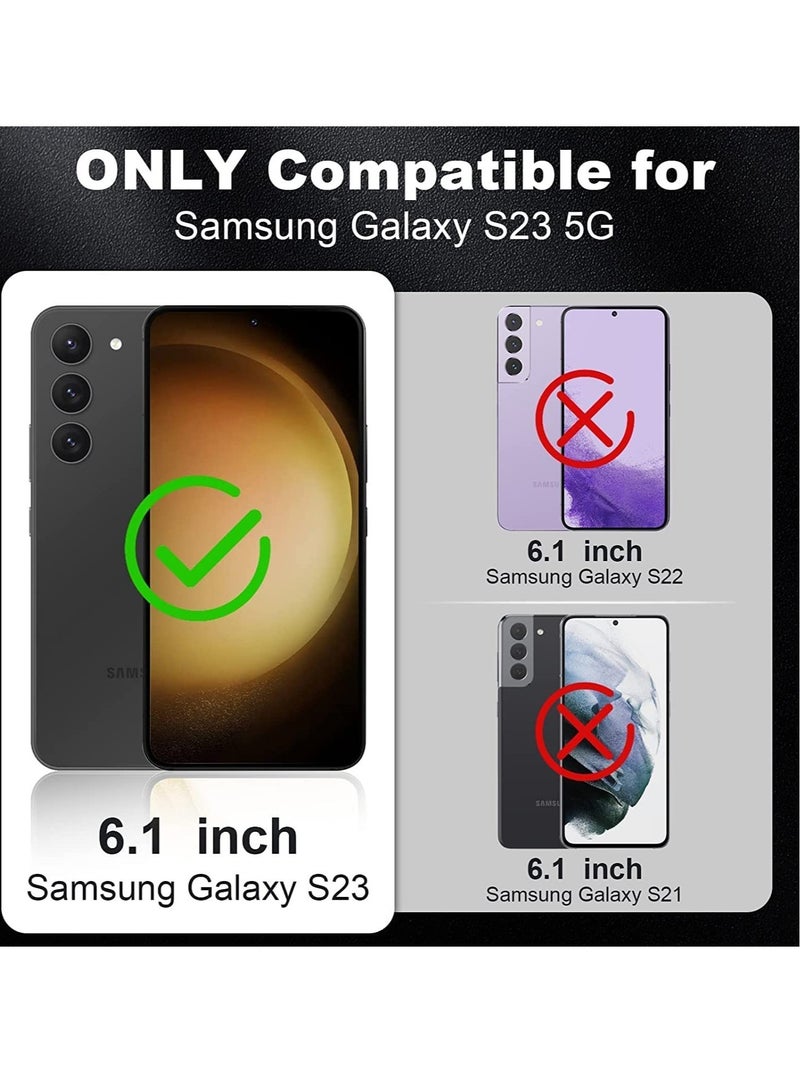 ELTRAZONE [5-in-1]For Samsung Galaxy S23 Case,2 Packs Camera Lens Protector + 2 Packs HD Tempered Glass Screen Protector,All-Round Protection, Shockproof, Anti-Scratches Kit (S23 Screen Protector) - Image 5