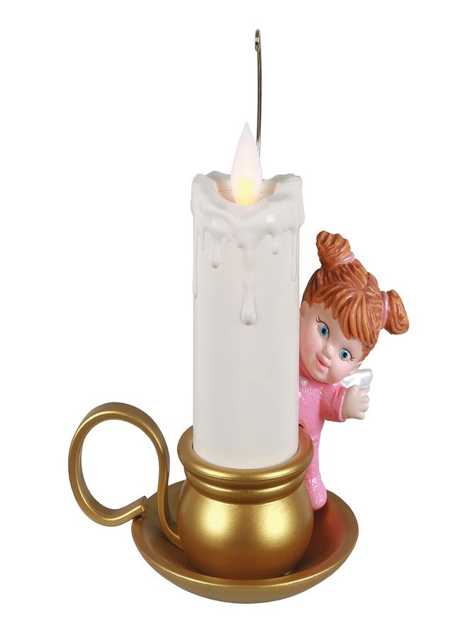 Hallmark Keepsake Christmas Ornament 2021, Angelic Candlelight, Light and Motion - Image 1