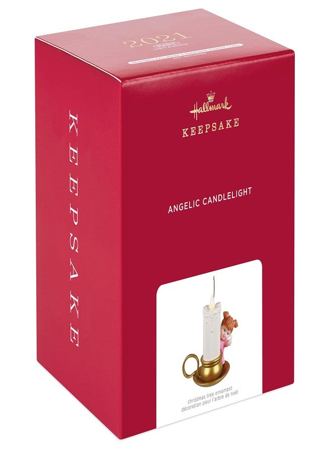 Hallmark Keepsake Christmas Ornament 2021, Angelic Candlelight, Light and Motion - Image 3