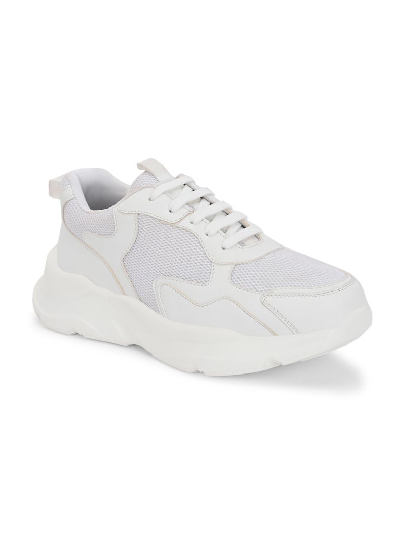 Centrino Women Chunky Sneaker | Cushioned Insole for Comfort | Stylish Lace-Up Design | Perfect for Casual Shoe for Girls A6842-5 - Image 1