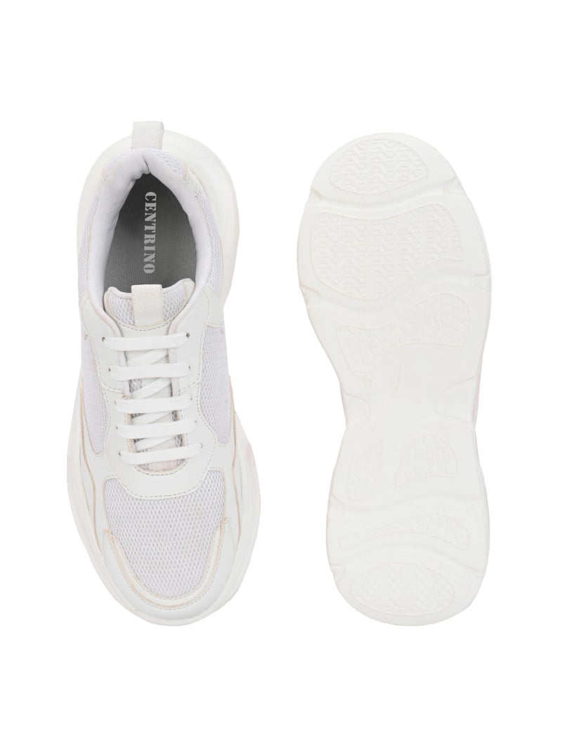 Centrino Women Chunky Sneaker | Cushioned Insole for Comfort | Stylish Lace-Up Design | Perfect for Casual Shoe for Girls A6842-5 - Image 4