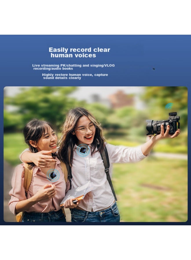 The Good Shepherd Good Shepherd Wireless Lavalier Microphone For Tiktok Outdoor Professional Noise-cancelling Short Video Lapel Mic, Karaoke Microphone For Mobile Phones, Computers, And Cameras - Image 2
