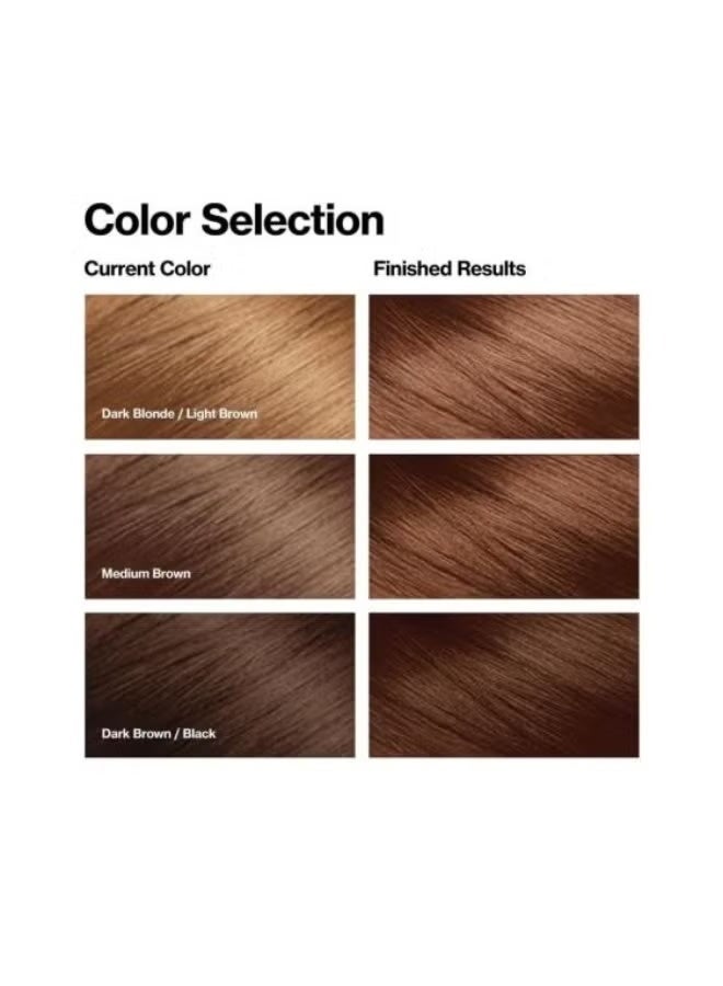 ريفلون كولور سيلك لون جميل رقم 46 بني كستنائي ذهبي متوسط - Image 2