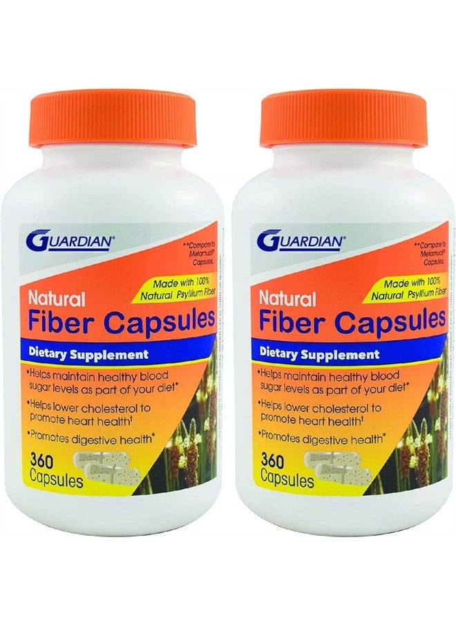 GUARDIAN - Psyllium Fiber Capsules, Natural Psyllium Husk (720Ct) - Image 1