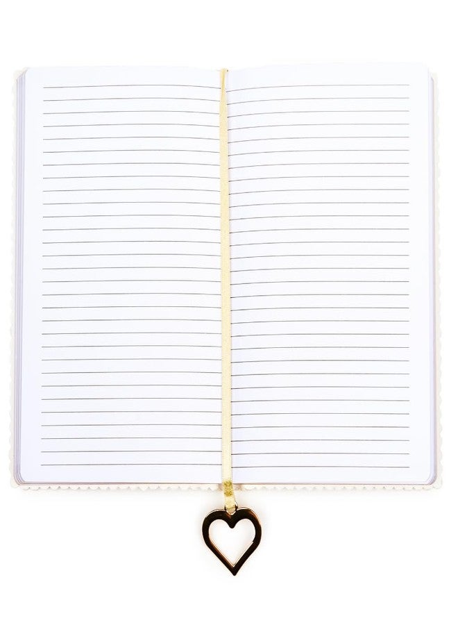 VOTUM Elegant Gold Journal Notebook with Heart Charm Bookmark, Hardcover Lined Writing Journal, Appreciation Gift for Teachers, Coworkers, Women, Graduation, Thank You Gift Idea Simply Grateful - Image 2