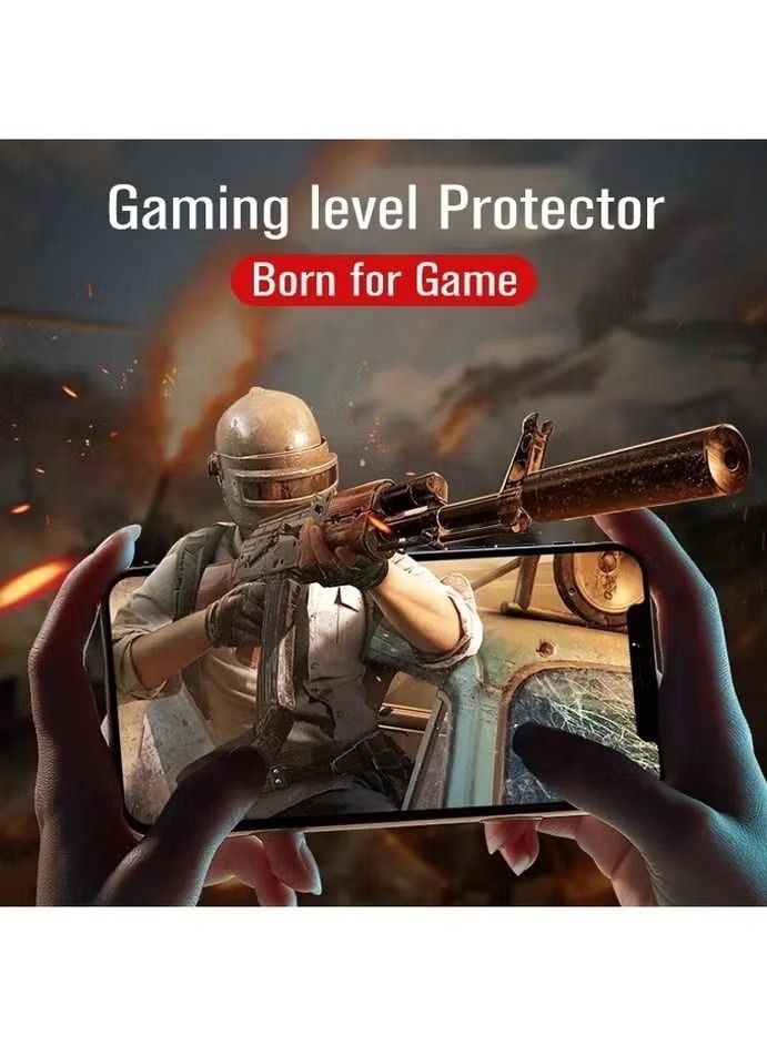 إيف واقي شاشة سيراميك مطفأ اللمعة لتغطية كاملة لهاتف Vivo V25 5G شفاف / أسود - Image 4