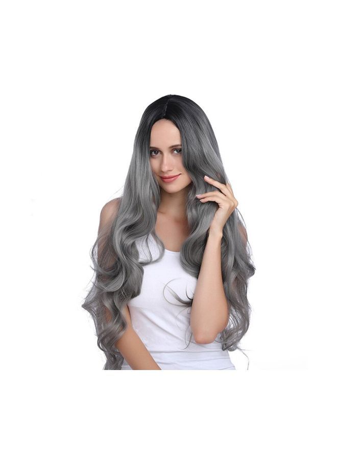 NIBEMINENT Long Wavy Hair Wig Multicolour - Image 2